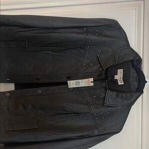 Idyllwind Gray Leather Jacket